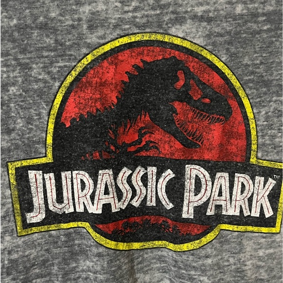Universal Studios JURASSIC PARK Burnout T-Shirt Sz L XL - Picture 2 of 4